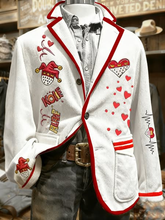 Herren Cologne Carnival Print Casual AnzĂĽge